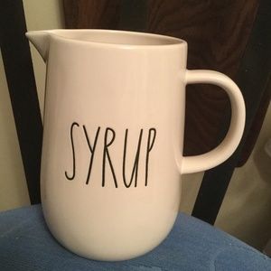 Rae Dunn Syrup pitcher